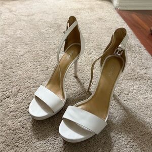 Michael Kors White Heels
